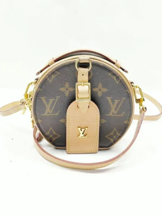 Authentic Louis Vuitton Petite Boite Chapeau Monogram Mini Crossbody Bag LV - Picture 2 of 16